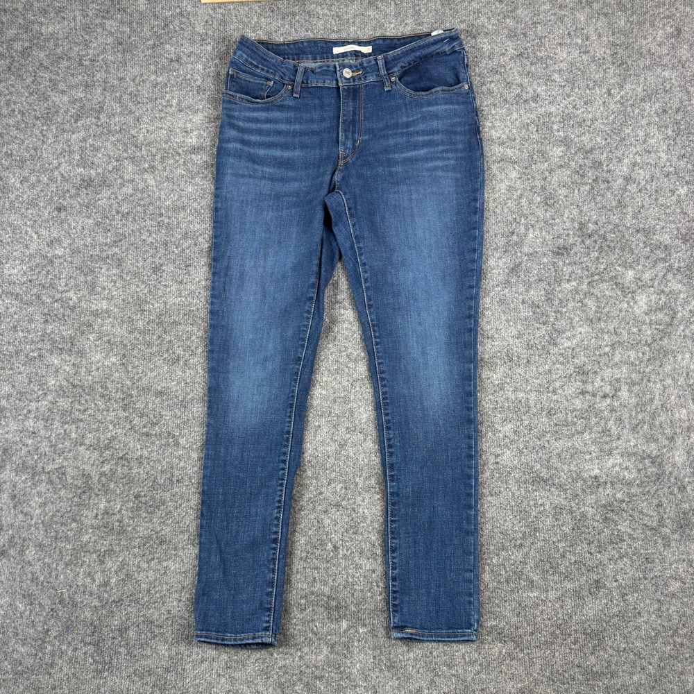 Levi's Jeans Womens Size 31 Blue 711 Skinny Medium Wash Stretch Denim Casual